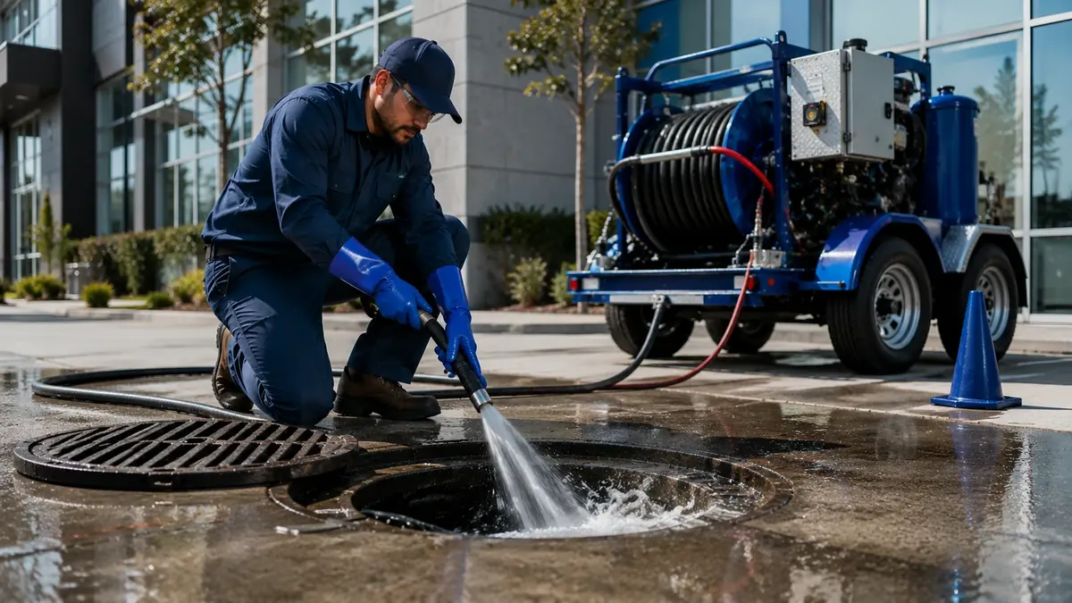 Commercial Hydro Jet Drain Cleaning in Oakley