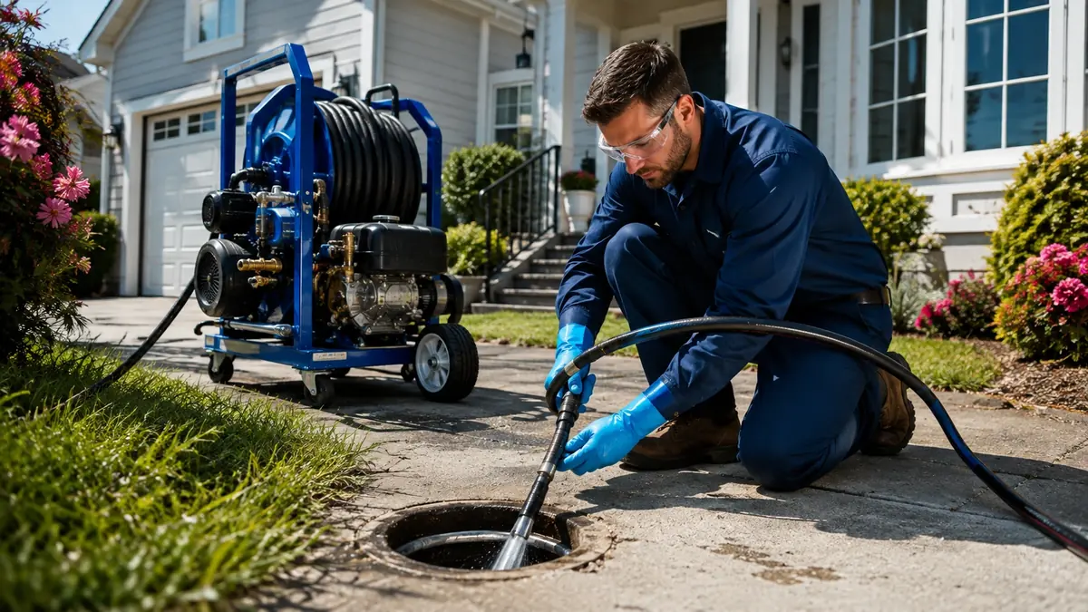 Residential Hydro Jet Drain Cleaning in Oakley