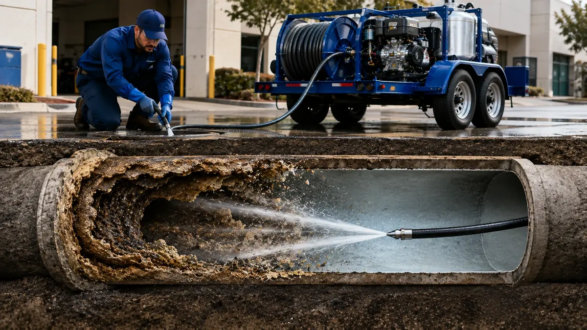 Sewer Pipe Descaling in Oakley